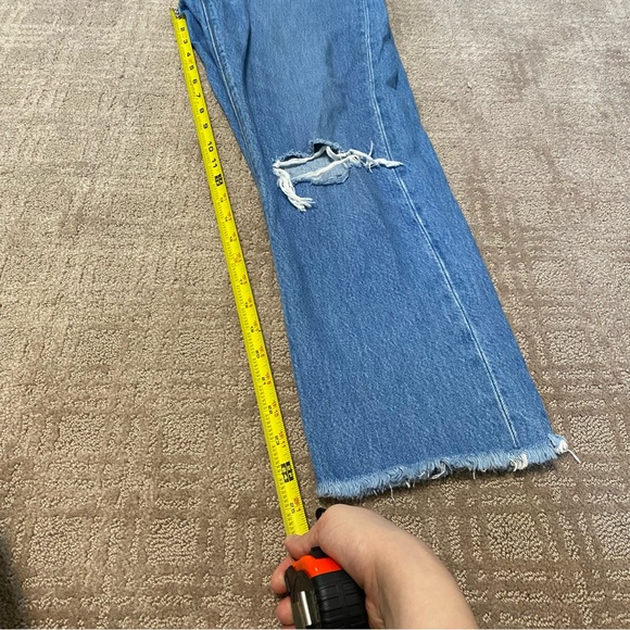 {Levi's} Wedgie Straight Fit Cropped Jeans ~ Size 24 - Picture 14 of 16